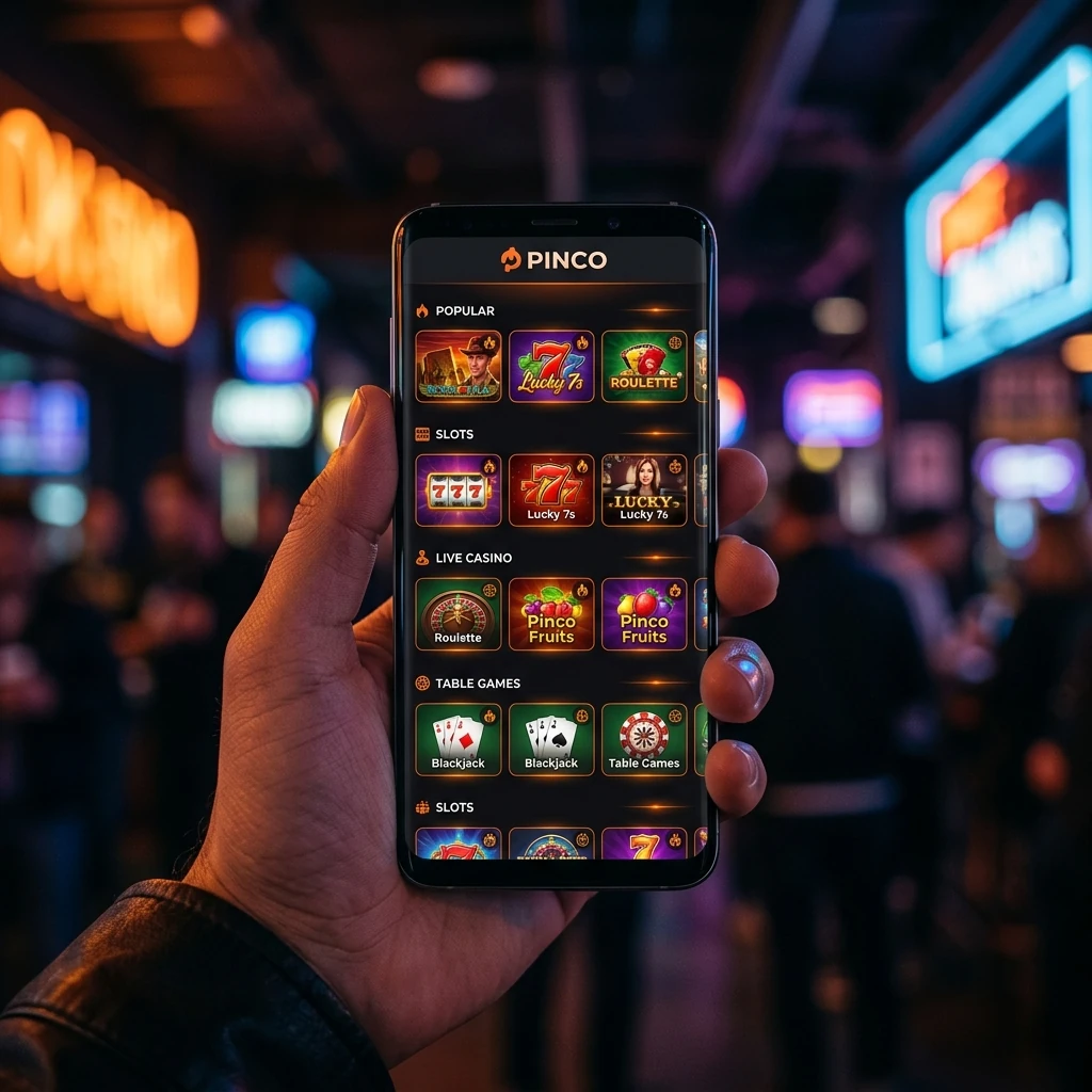 PincoBet mobil tətbiq skrinşotu